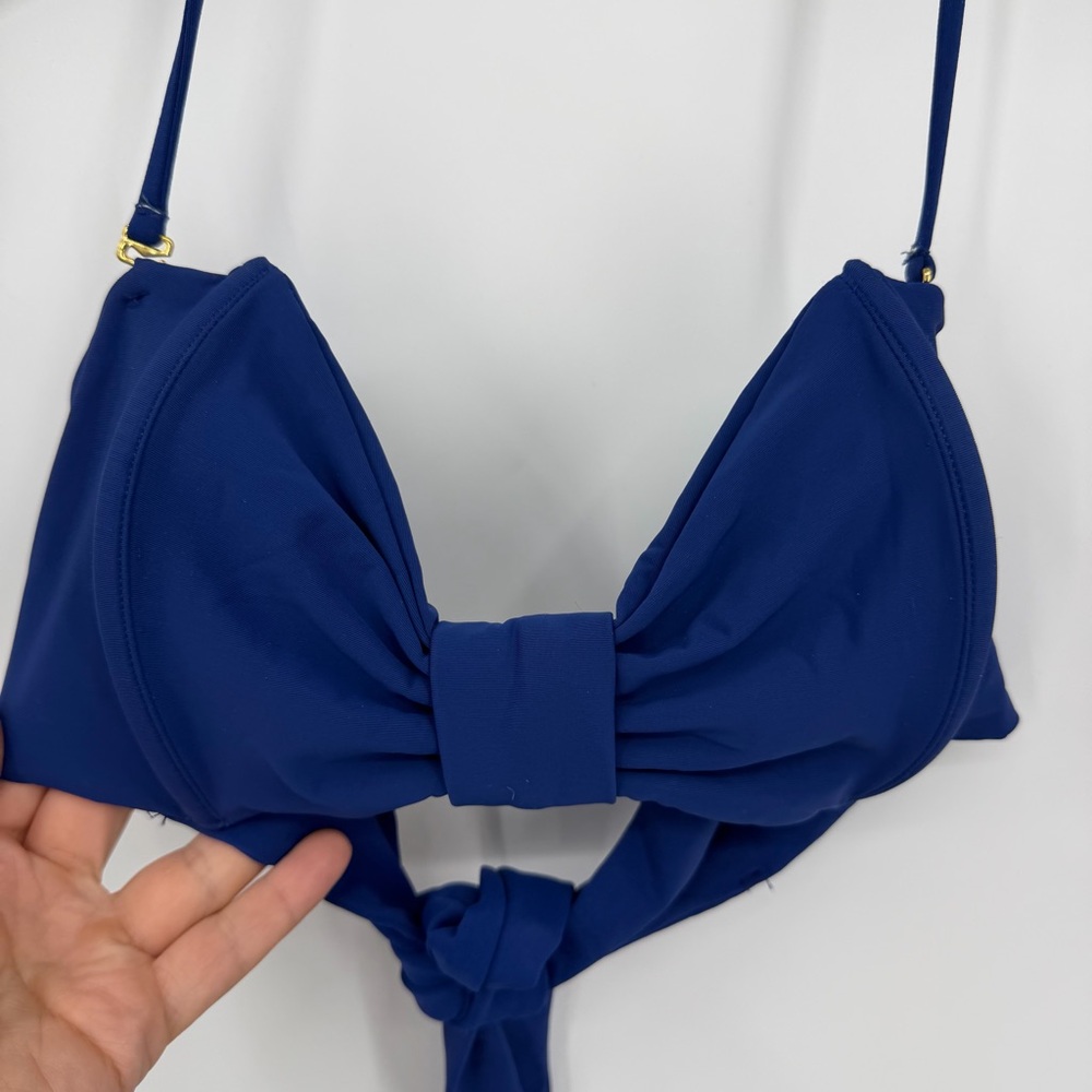 Madewell The Ones Who Madeline blue‎ Bikini top - Sz L